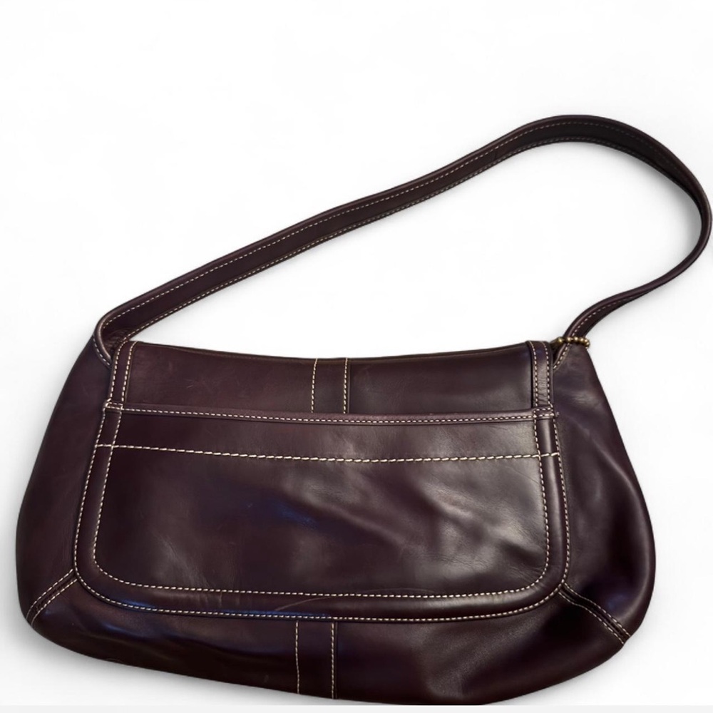 Purple Coach shoulder bag - Picture 2 of 5